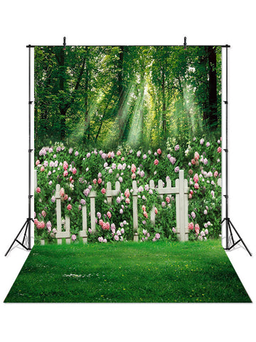 Garden Flower Forest Studio Background Photography Backdrop IBD-246972